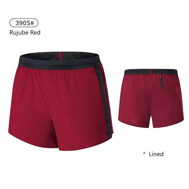 Men’s Polyester Lined Athletic Running Shorts