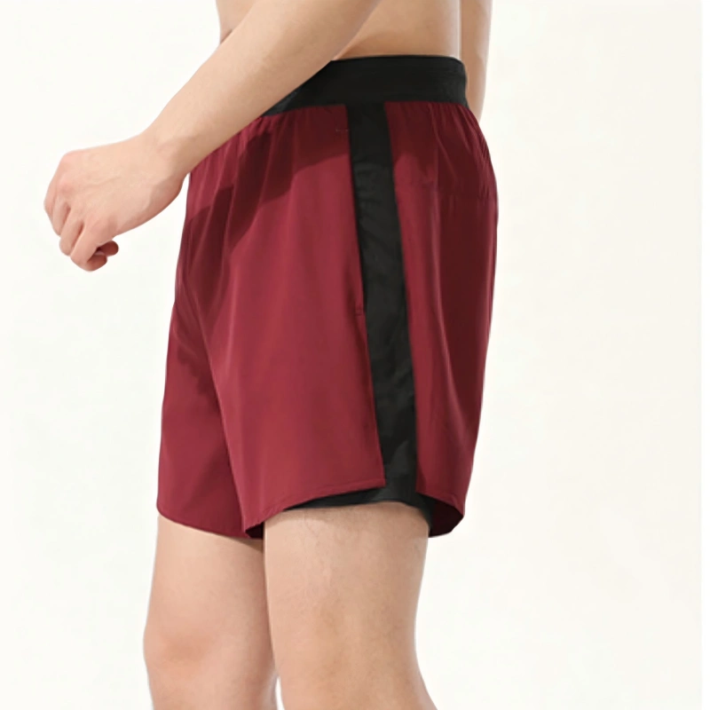 Men’s Polyester Lined Athletic Running Shorts