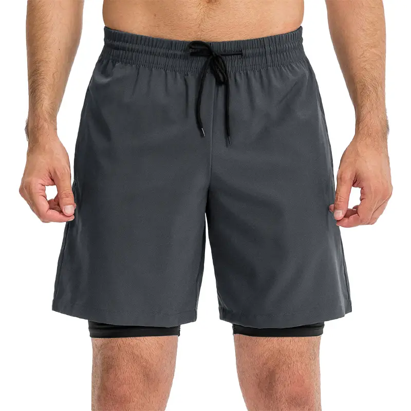 Men's Red Running Shorts