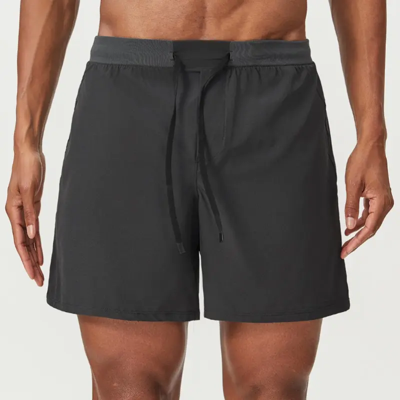athletic shorts manufacturer dark gray athletic shorts with mesh waistband