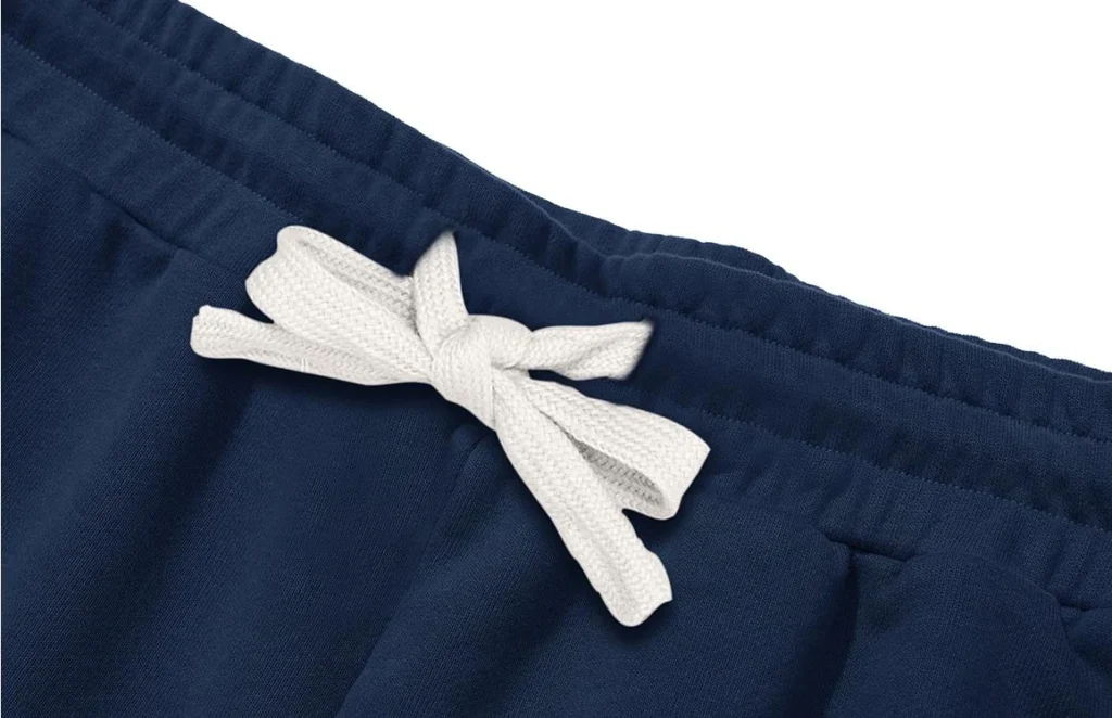 athletic shorts manufacturer navy athletic shorts drawstring and waistband detail
