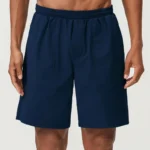 athletic shorts manufacturer navy athletic shorts with elastic waistband