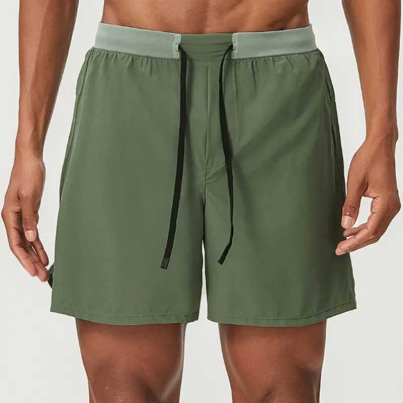 athletic shorts manufacturer olive athletic shorts with black drawstring
