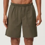 athletic shorts manufacturer olive athletic shorts with elastic waistband