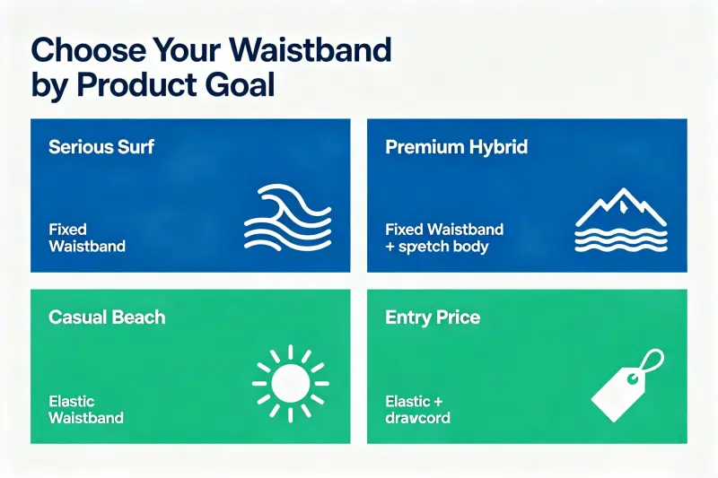 custom board shorts manufacturer waistband options custom board shorts manufacturer waistband options