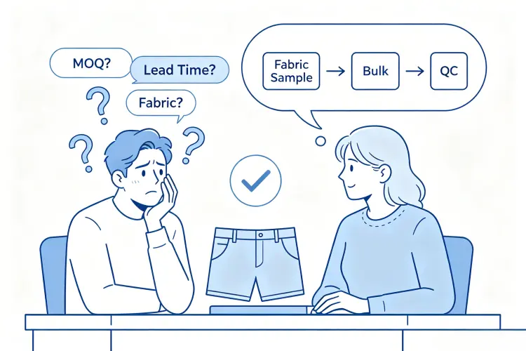 supplier communication for activewear