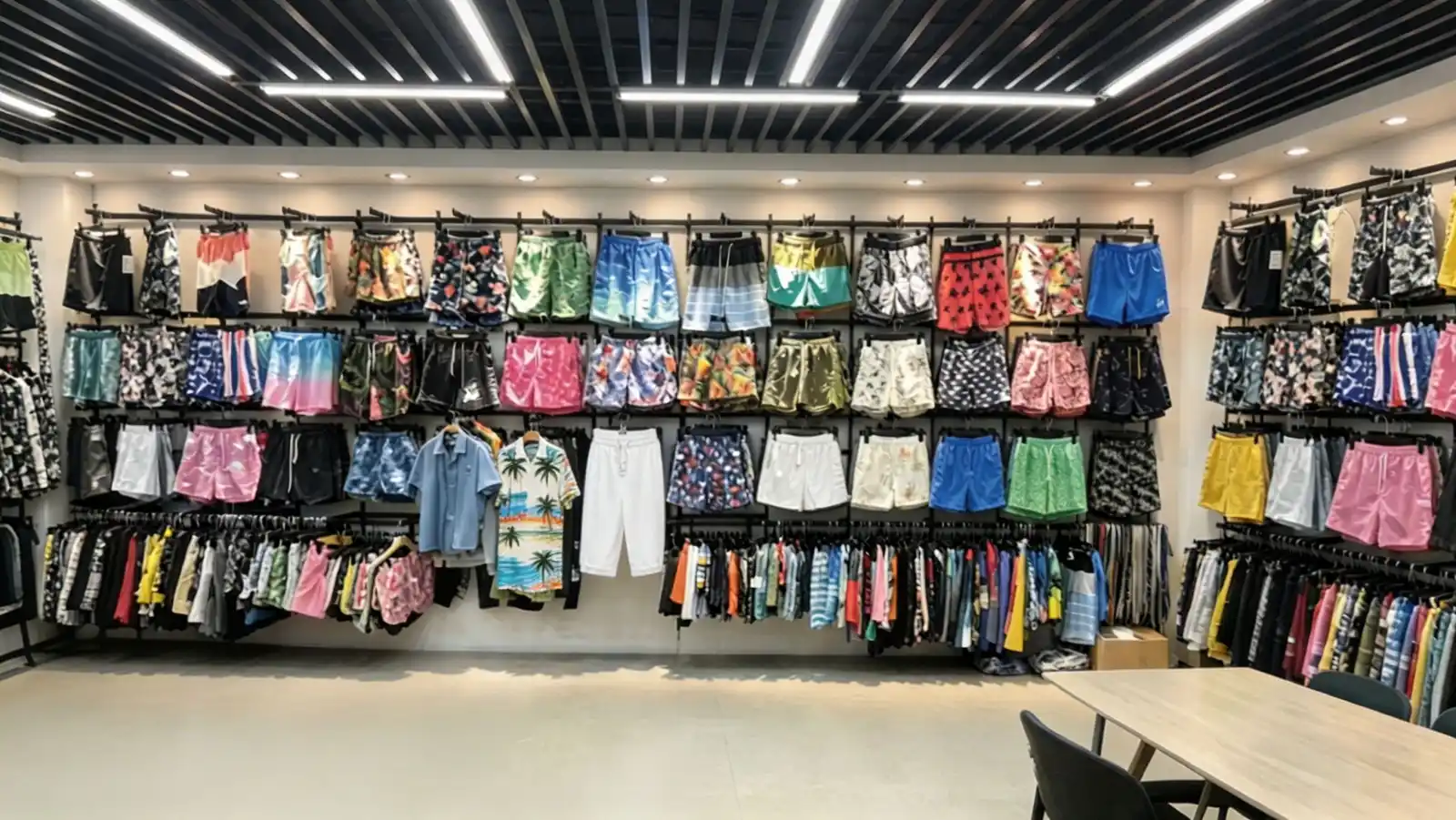 Sample Room at ewo Shorts Manufacturer