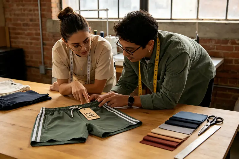 USA gym shorts manufacturing