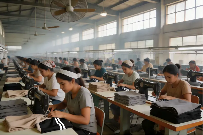 Southeast Asia gym shorts factory