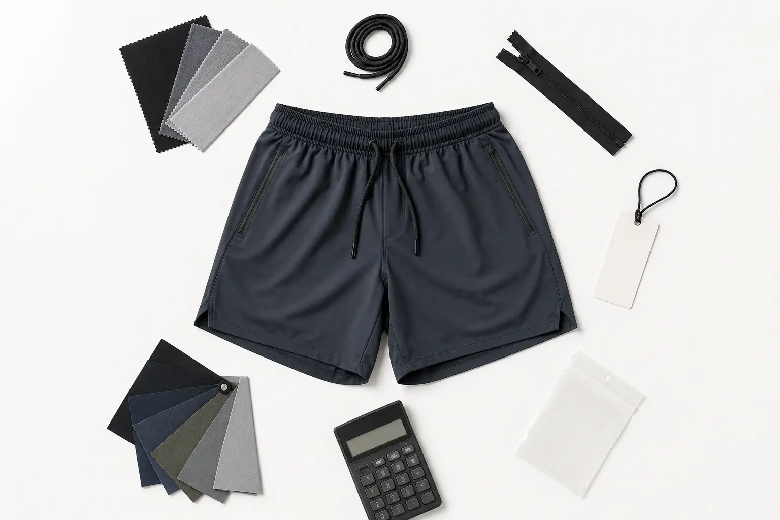 gym shorts manufacturer workflow