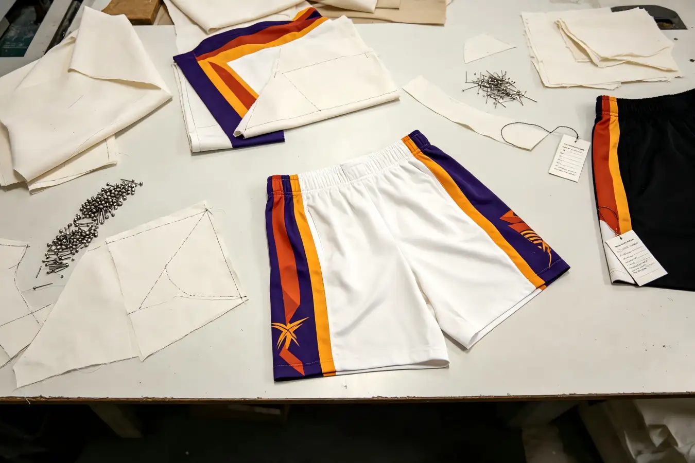 Sampling process for custom gym shorts and basketball shorts team custom gym shorts and basketball shorts sampling process