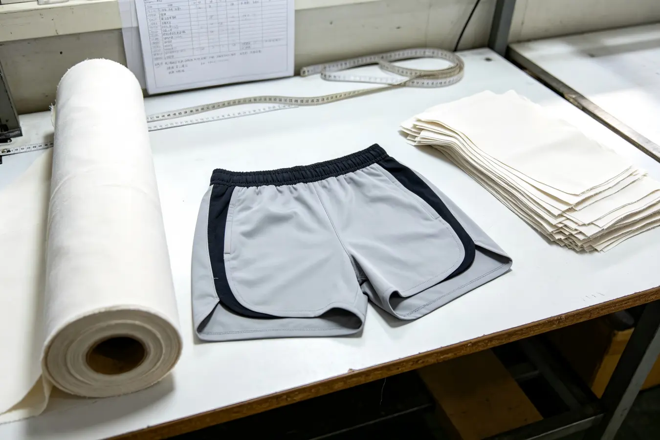 Sampling and bulk production reveal fabric cost risks custom gym shorts sampling and bulk production fabric risks