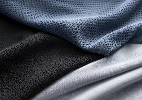 Breathable mesh and performance lining materials