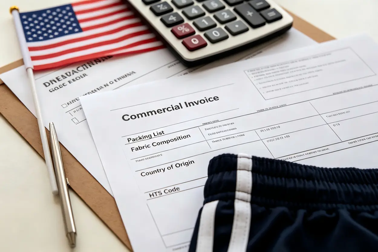 US buyer import duty checklist for custom gym shorts US buyers checking import duties for custom gym shorts from China