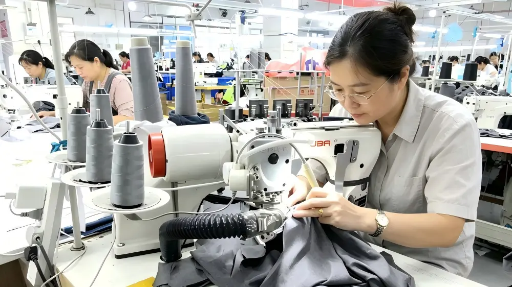 Performance apparel production line at EWO