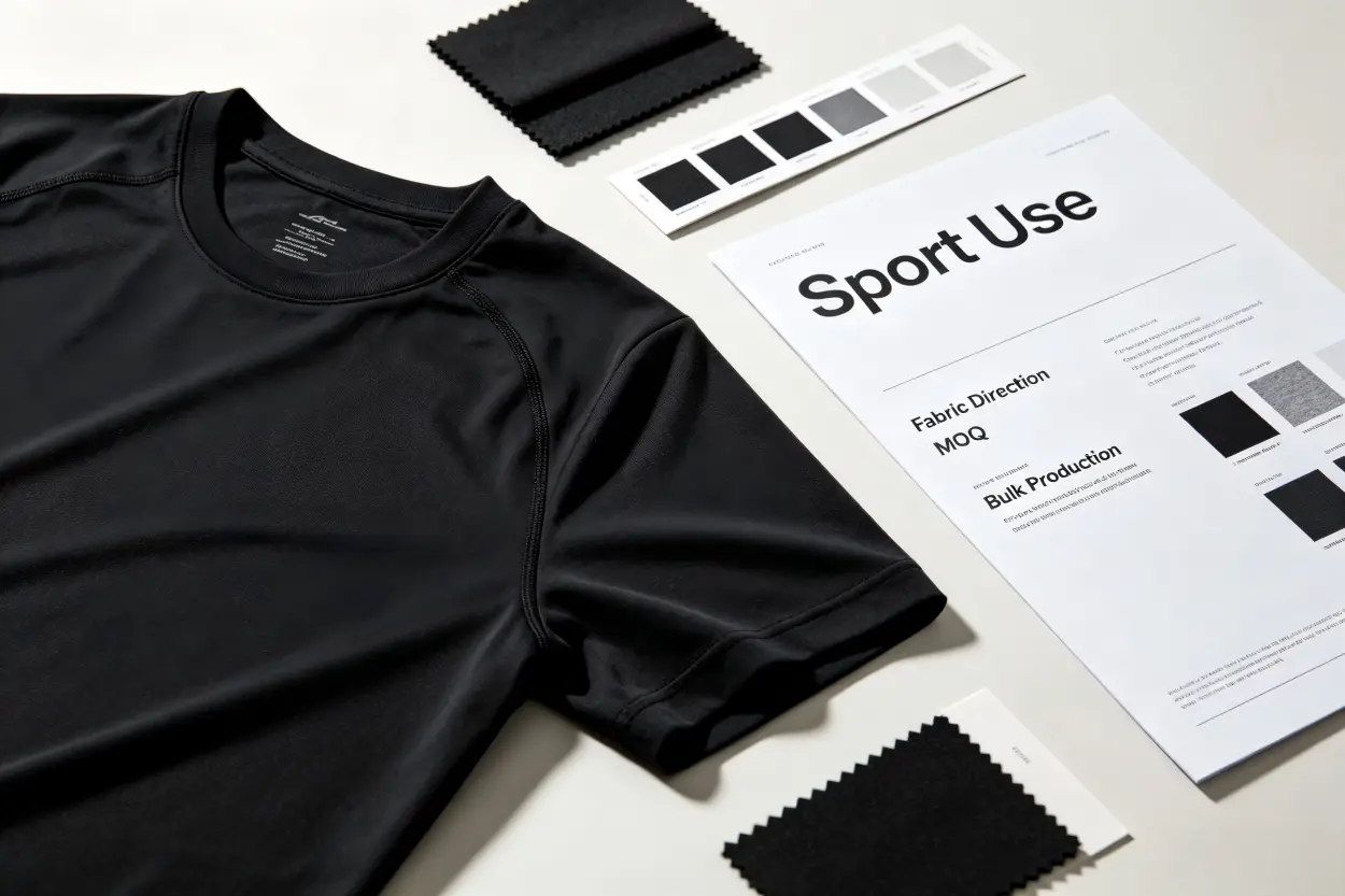 custom performance T-shirt manufacturer fabric design and bulk production guide